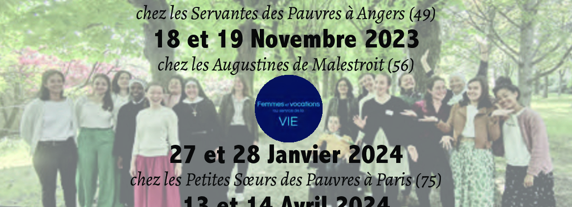 Weekend Femmes au service de la vie