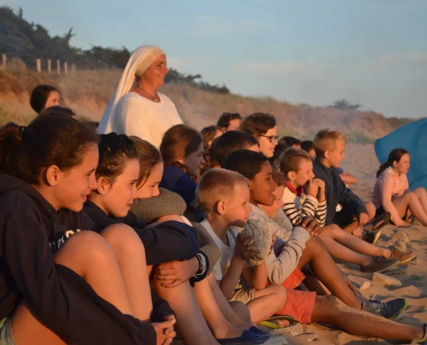 Plage instant présent vivre ou profiter