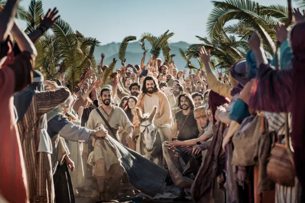 Jésus entrant à Jérusalem pour les Rameaux