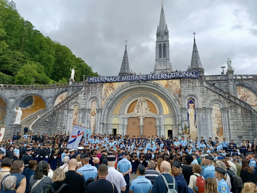 pèlerinage militaire international à Lourdes