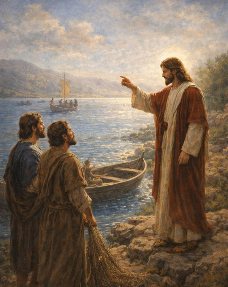 Jésus appelle des pêcheurs