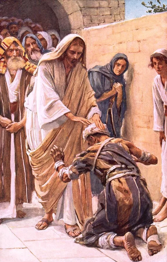 Jésus guérit un lépreux