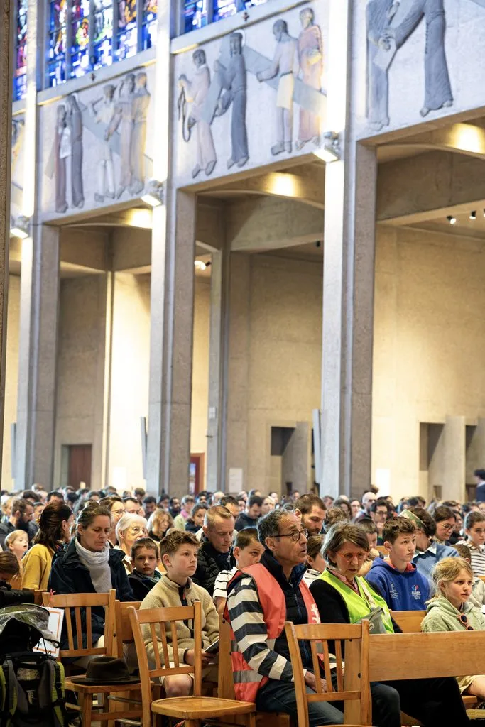 Foule de pèlerins